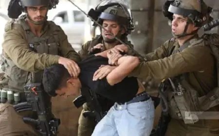 الاحتلال الإسرائيلى يعتقل 7 فلسطينيين من غرب سلفيت وشرق نابلس