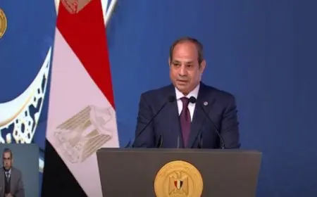 خلال كلمته فى الاحتفال بليلة القدر.. الرئيس السيسى: الله سبحانه وتعالى حافظ لمصر على الدوام وندعم القضية الفلسطينية العادلة