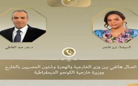 عبد العاطى يبحث مع وزيرة خارجية الكونجو الديمقراطية مجمل العلاقات الثنائية بين البلدين