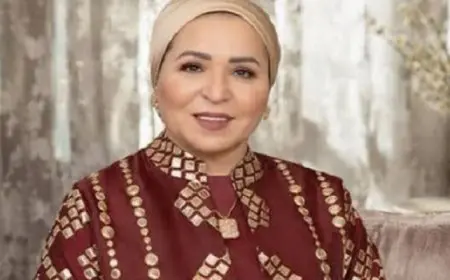 قرينة رئيس الجمهورية تهنئ الشعب المصرى بمناسبة حلول عيد الفطر