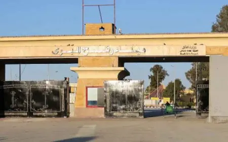 لليوم الـ13 على التوالى .. فتح ميناء رفح من الجانب المصرى