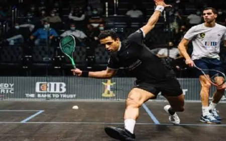 رسمياً.. مصطفى عسل يعتلى صدارة التصنيف العالمى للاسكواش