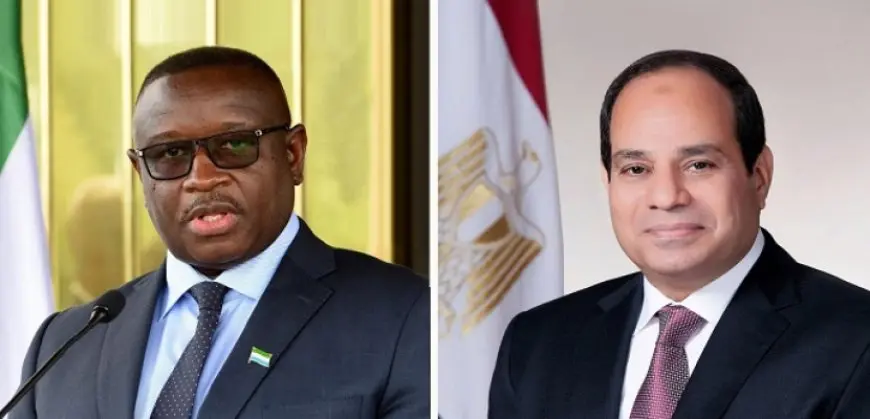 الرئيس السيسى يستقبل اليوم بقصر الاتحادية رئيس جمهورية سيراليون