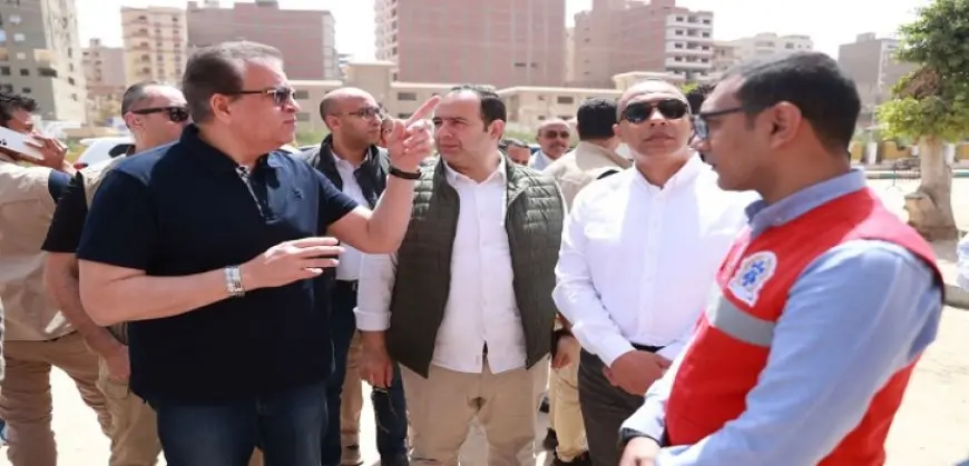 وزير الصحة يتفقد نقطة إسعاف سريع ووحدة مركز طب أسرة مغاغة بمحافظة المنيا