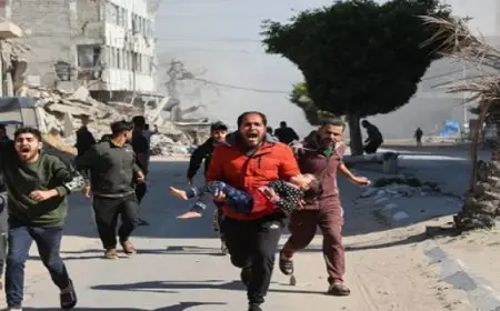 أربعة شهداء فى قصف الاحتلال وسط قطاع غزة