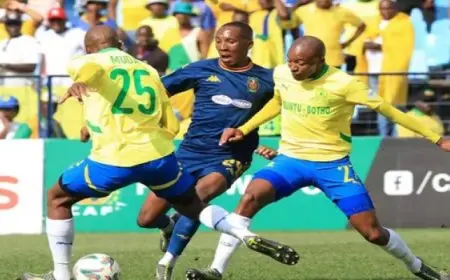صن داونز يفوز على الترجى 1-0 فى ذهاب ربع نهائى دورى أبطال إفريقيا