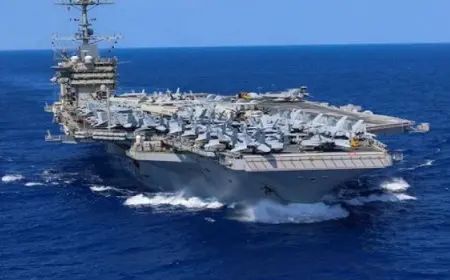 الحوثيون يعلنون استهداف حاملة الطائرات الأمريكية ترومان وقطع بحرية أخرى بصواريخ مجنحة
