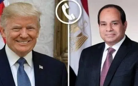 الرئيس السيسى وترامب يؤكدان حرصهما على استمرار التعاون بما يحقق المصالح المشتركة للشعبين