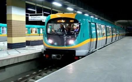 النقل: عودة العمل بمواعيد التشغيل المعتادة للمترو والقطار الخفيف الخميس