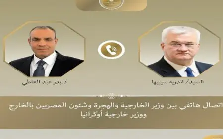 وزير الخارجية ونظيره الأوكرانى يبحثان هاتفياً سبل التعاون المشترك