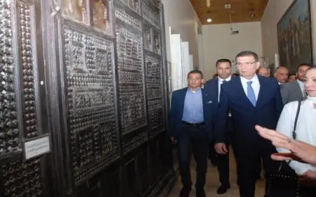 وزيرا الزراعة والبيئة والمدير الإقليمى للفاو يتفقدون المتحف الزراعى بالدقى واللمسات الأخيرة لمعرض زهور الربيع