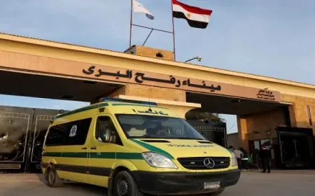 استمرار فتح ميناء رفح البرى لليوم التاسع عشر على التوالى