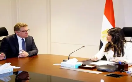 المشاط تبحث مع المدير التنفيذى لمصر بالبنك الأفريقى للتنمية تطورات تنفيذ الاستراتيجية القُطرية
