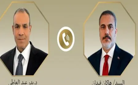 وزير الخارجية ونظيره التركى يبحثان هاتفيًا الجهود الرامية إلى العودة لاتفاق وقف إطلاق النار فى غزة