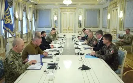 رئيسا أركان بريطانيا وفرنسا يبحثان فى كييف نشر قوة أوروبية