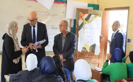 جولة مفاجئة لوزير التربية والتعليم بمدارس محافظات كفر الشيخ والدقهلية والقليوبية