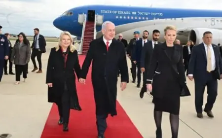 نتنياهو يصل واشنطن لمناقشة “ملفين رئيسيين” مع ترامب