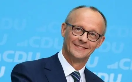 مستشار ألمانيا المقبل يدعو لاتخاذ إجراءات سريعة بشأن الرسوم الجمركية لحماية الأسواق من الانهيار