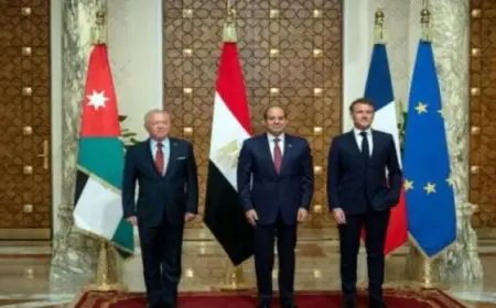 اتصال هاتفى بين السيسى و ماكرون و ترامب والملك عبد الله لمناقشة الوضع بغزة