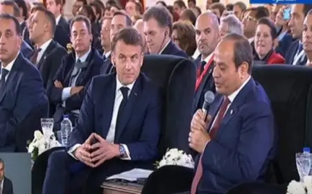 السيسى : نعول على دعم فرنسا لتوطين الصناعات وتقليل الضغط على العملة الصعبة