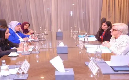 وزيرة التضامن الاجتماعى تلتقى وزيرة العمل والصحة والتضامن وشئون العائلة الفرنسية