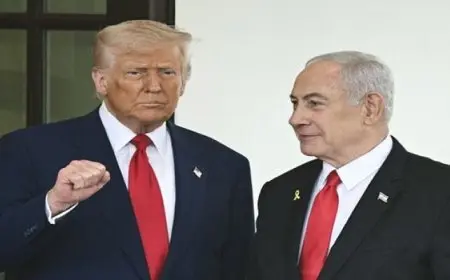 ترامب يستقبل نتنياهو فى البيت الأبيض لبحث الرسوم الجمركية وحرب غزة