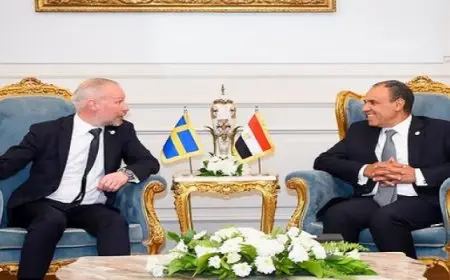 وزير الخارجية يعرب عن التطلع لمواصلة العمل للارتقاء بالعلاقات مع السويد إلى آفاق أوسع