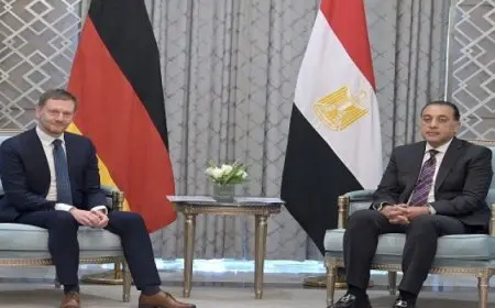 مدبولى يبحث مع رئيس وزراء ولاية ساكسونيا الألمانية سبل دعم التعاون المُشترك