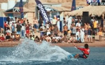 دهب تحتضن بطولة “Winds of Sinai” بمشاركة أبطال العالم فى الكايت سيرف