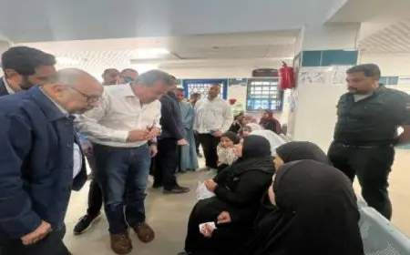 وزير الصحة يتفقد عددا من المنشآت الطبية بمحافظة أسيوط