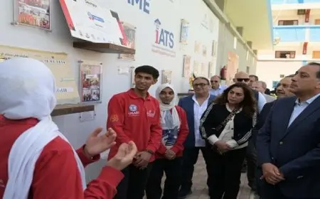 رئيس الوزراء يتفقد مدرسة أحمد ضيف الله الدولية للتكنولوجيا التطبيقية بمنفلوط بمحافظة أسيوط