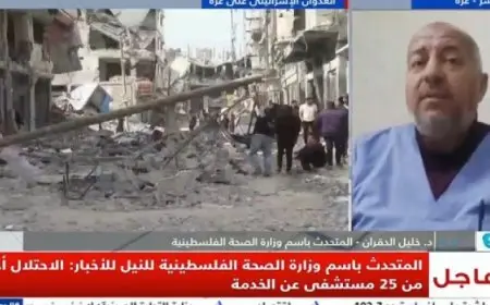 المتحدث باسم الصحة الفلسطينية للنيل للأخبار: خروج 25 مستشفى عن الخدمة