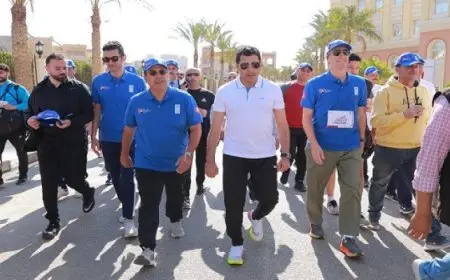 وزير الرياضة يشهد إطلاق أكبر ماراثون من أجل التعليم المتميز بالجامعة البريطانية