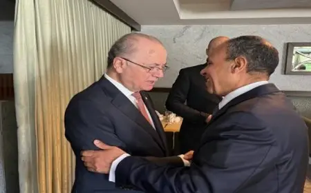 على هامش منتدى أنطاليا .. وزير الخارجية يلتقى نظيره الفلسطينى لبحث تثبيت وقف اطلاق النار