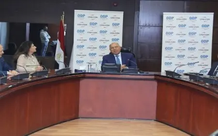 كامل الوزير يشهد توقيع شراكة استراتيجية بين شركة (CMA CGM) الفرنسية وميناء أكتوبر الجاف