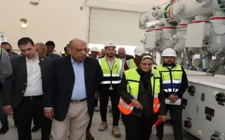 وزير الكهرباء يتفقد محطات محولات رشيد لتوفير التغذية الكهربائية