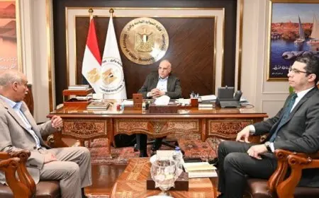 وزير الرى يتابع أعمال تطوير منظومة المراقبة والتشغيل بالسد العالى