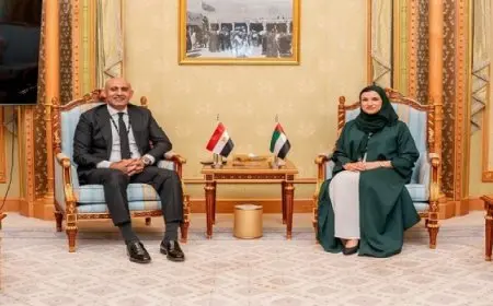 وزير التربية والتعليم يلتقى بوزيرة التربية والتعليم بدولة الإمارات العربية المتحدة