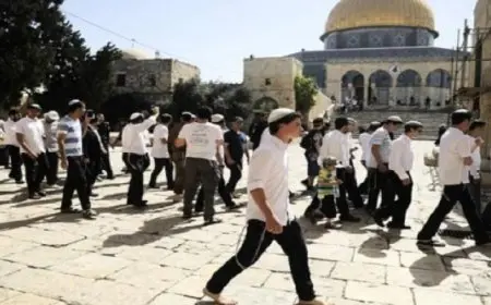 مئات المستوطنين يقتحمون المسجد الأقصى فى ثالث أيام عيد “الفصح اليهودى”