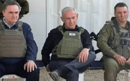 يسرائيل كاتس : باقون فى لبنان وسوريا والمنطقة العازلة فى غزة باتفاق أو بدونه