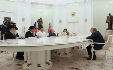 بوتين يستقبل أسرى سابقين بغزة فى الكرملين