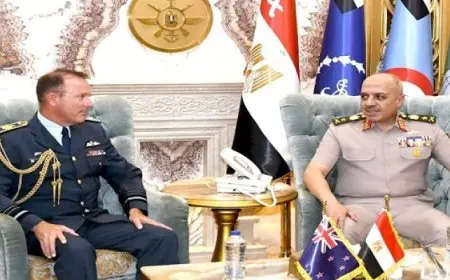 بال وال.. رئيس أركان حرب القوات المسلحة يبحث مع قائد قوة دفاع نيوزيلندا تعزيز علاقات التعاون العسكرى