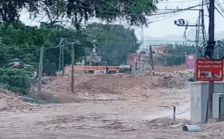 الاحتلال ينصب بوابة حديدية على مدخل مخيم جنين الغربى