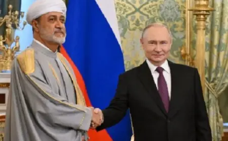 الرئيس الروسى: نتطلع إلى تعزيز التعاون فى مجال الطاقة مع سلطنة عمان