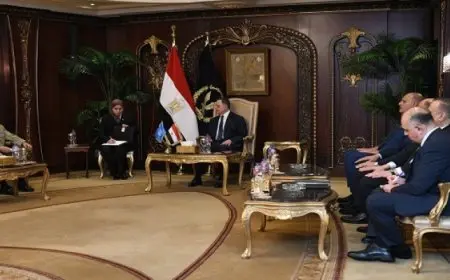 وزير الداخلية يبحث التعاون المشترك مع المستشار الشرطى للأمم المتحدة