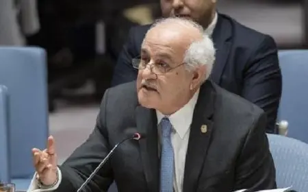 مندوب فلسطين بالأمم المتحدة يبعث رسائل متطابقة لمسؤولين أمميين بشأن استمرار مجازر الاحتلال