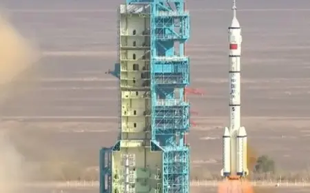 الصين ترسل 3 رواد إلى محطتها الفضائية ضمن مهمة “شنتشو-20”