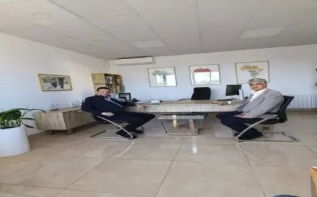 وزير الزراعة يزور مقر مرصد الصحراء والساحل فى العاصمة التونسية