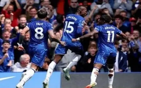 فوز تشيلسى على ايفرتون بهدف نظيف بالدورى الإنجليزى الممتاز لكرة القدم