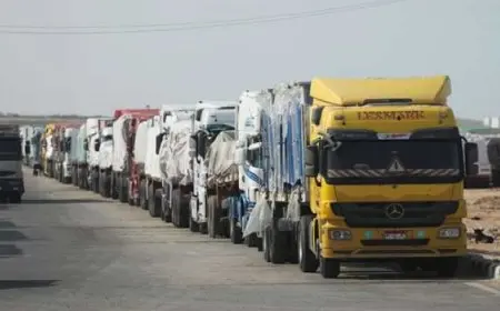 الأونروا: 3 آلاف شاحنة مساعدات جاهزة لدخول غزة عند فتح المعابر
